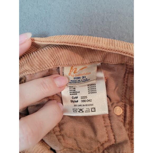 Citizens of Humanity Sienna Corduroy Pants Burnt Orange Rust Sz 31 Slim Straight - Picture 13 of 15